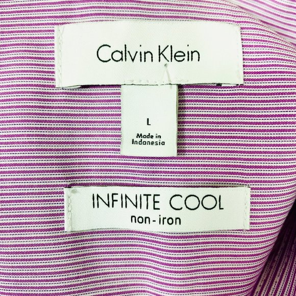 Calvin Klein Infinite Cool No-Iron Shirt - L - NWT - Picture 5 of 7